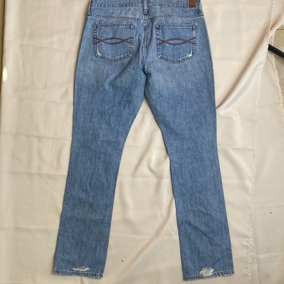 Abercrombie Blue Distressed Skinny Jeans - Picture 3 of 14